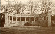 Lons-le-Saunier (Jura). Le monuments aux morts, 1914-1918. Chalon-sur-Saône, imprimerie Bourgeois Frères.