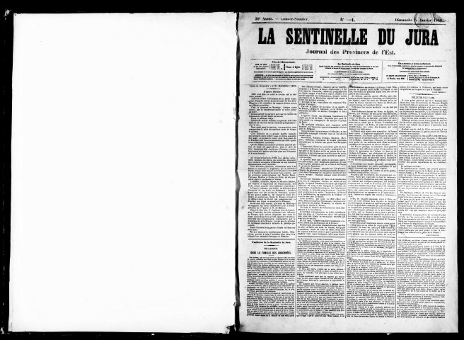 La Sentinelle du Jura.