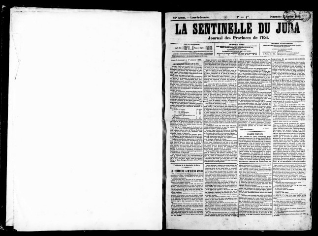 La Sentinelle du Jura.