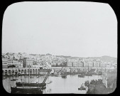 Reproduction d'une vue d'Alger prise du port.