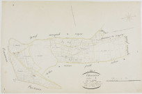 Chevreaux, section A, le Village, feuille 5.géomètre : J. Olivier