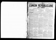 L'Union républicaine du Jura. 1885.