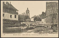 Arbois (Jura) - Eglise Saint Just - Pont des Capucins sur la Cuisance