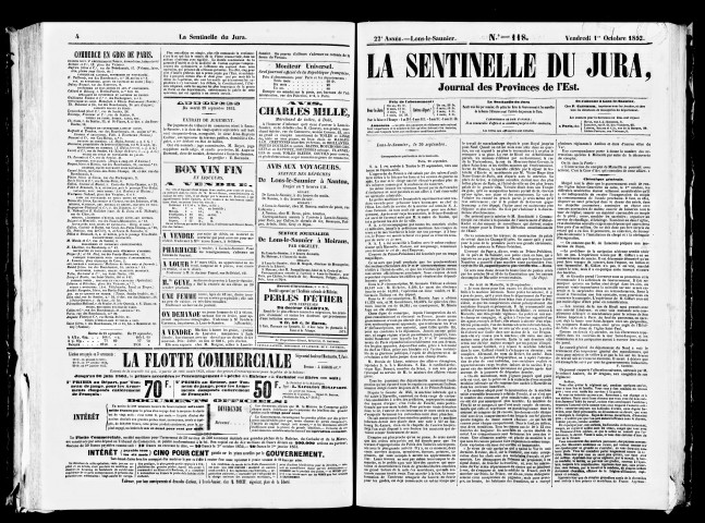 La Sentinelle du Jura.