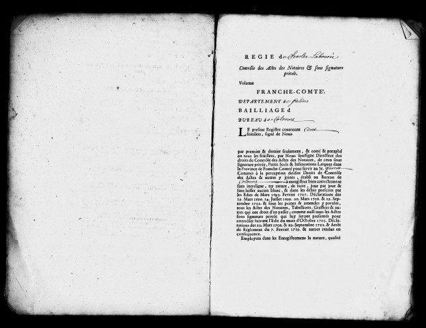 Registre du 18 mars 1730 au 26 décembre 1731
