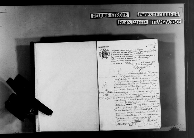 Naissances, mariages, décès, publications de mariage.