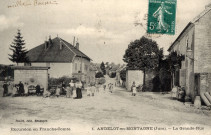 Andelot-en-Montagne (Jura). 1. Excursion en Franche-Comté. La grande rue. Besançon, Teulet.