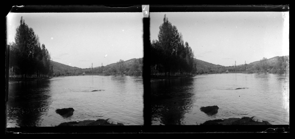 La Loue en crue près de Port-Lesney