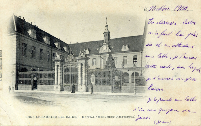 Lons-le-Saunier (Jura). Hôpital (Monument Historique). I. Demay, photo-Editeur.
