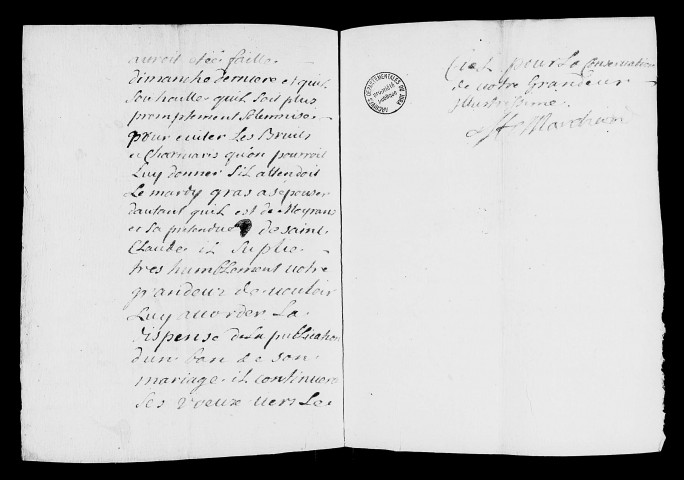 Dossiers instruits en 1745