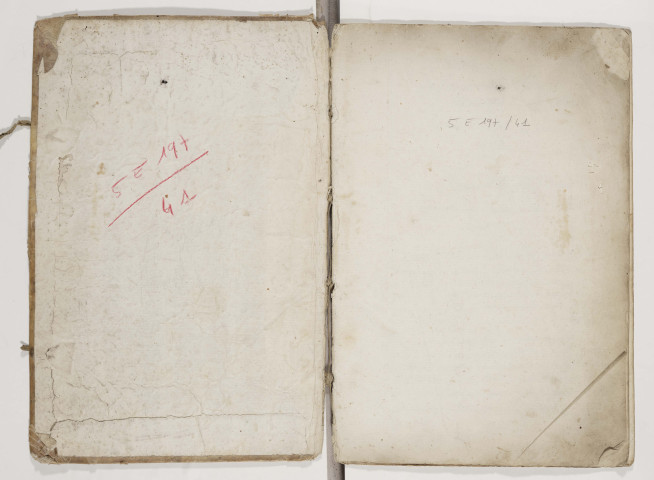 Chamblay.- Registre d'arpentement.