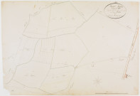Saint-Aubin, section C, Corvée de Chaux et Pré au Roy, feuille 2.[1825] géomètre : Tabey