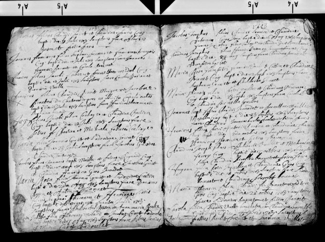 Série communale : baptêmes 31 mai 1703-1721, mariages 25 septembre 1703-20 février 1719.