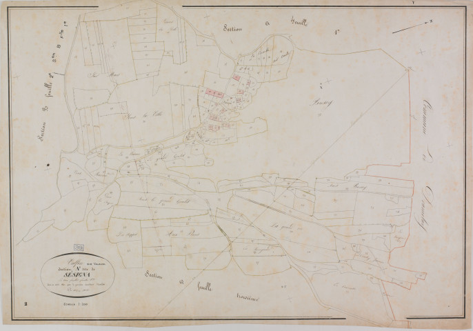 Valfin-sur-Valouse, section A, Sésigna, feuille 2.