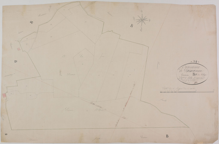 Prémanon, section B, le Village, feuille 7.