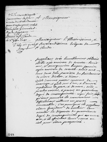 Dossiers instruits en 1747