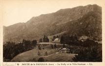 La route de la Faucille (Jura). 35. Le Pailly et la Villa Gentiane.