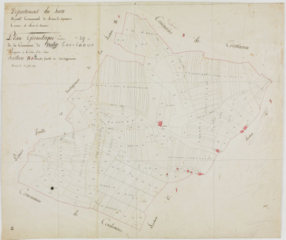 Nilly, section B, feuille 2.géomètre : [Grenot]