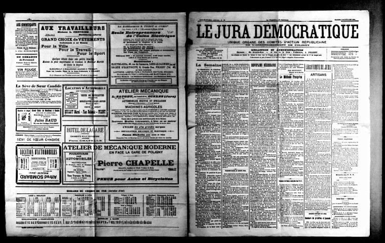 Le Jura démocratique (1924-1927)