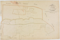 Alièze, section B, le Village, feuille 1. [1821]géomètre : Rosset aîné