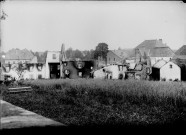 Village après un incendie