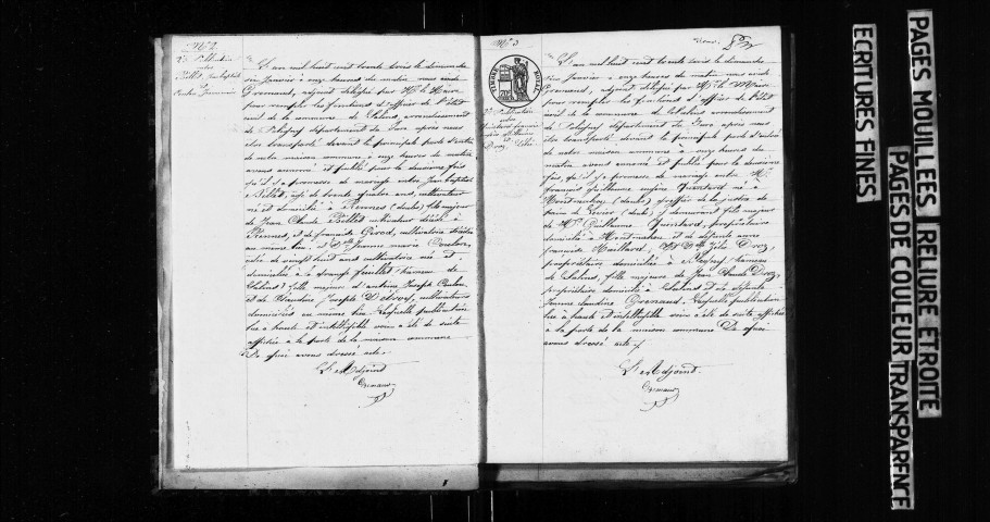 Publications de mariage.