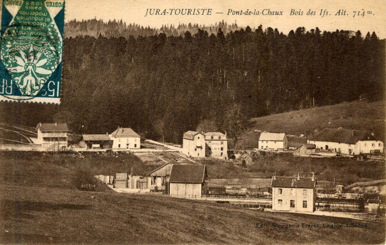 Pont-de-la-Chaux (Jura). Bois des Ifs, alt. 714m.