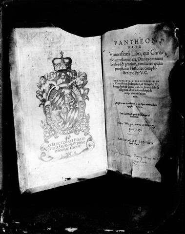 Blason dans un livre