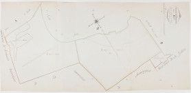 Villechantria, section B, Saint-Maurice, feuille 4.géomètre : Félix aîné et Félix cadet