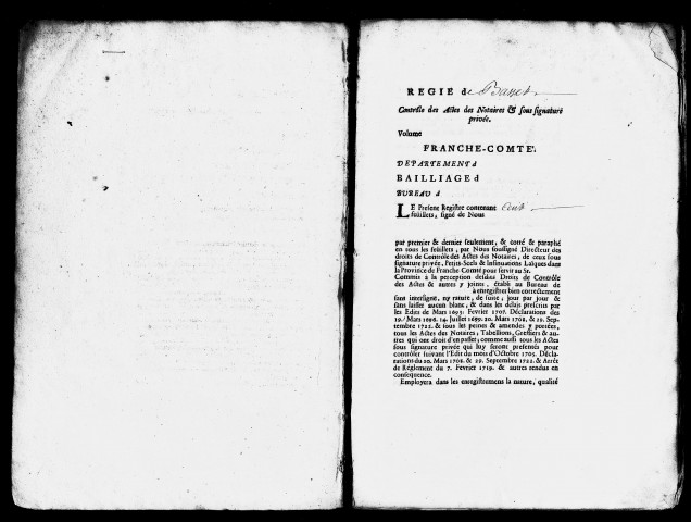 Registre du 2 mars 1726 au 20 septembre 1727