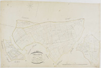Chevreaux, section A, le Village, feuille 1.géomètre : J. Olivier