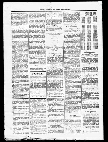 La Liberté du Jura et de la Franche-Comté. 1er semestre 1885.