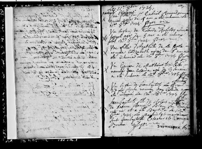 Baptêmes, mariages, sépultures.