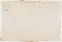 Saint-Aubin, section F, la Borde au Cyr et Borde Rouge, feuille 8. [1825] géomètre : Tabey