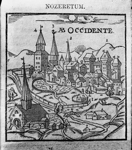 Reproduction d'un document. Plan de Nozeroy