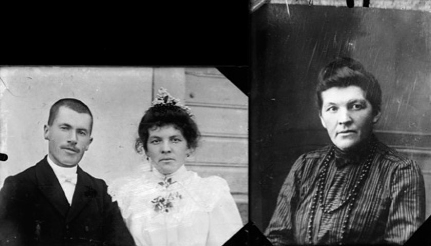 Une femme / Des mariés