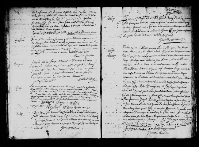 Baptêmes, mariages et sépultures, 16 janvier 1766 - 31 décembre 1767