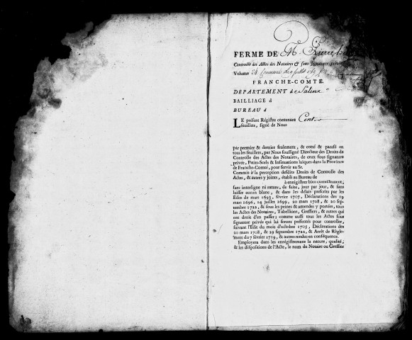 Registre du 9juillet 1759 au 28 octobre 1760