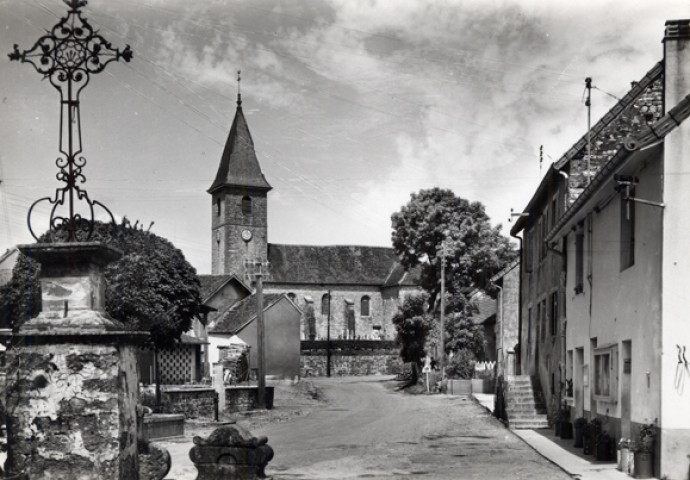 Grozon (Jura). Rue principale. Dole, les éditions de l'Est. E. Protet.