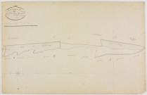 Rothonay, section B, le Marais, feuille 4.géomètre : Jannin