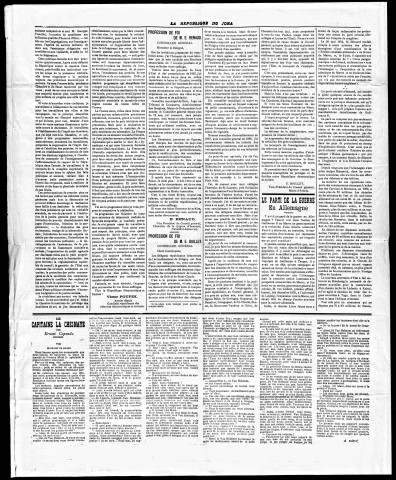 La République du Jura (1906, 1908)