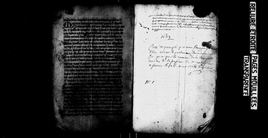Série communale : baptêmes, mariages, sépultures 1639-1672, 1704-1711, 1724-1768.