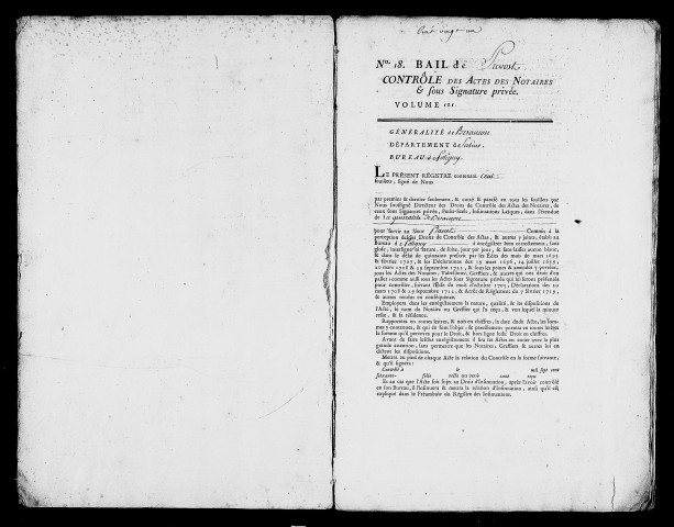 Registre du 1er mars au 4 décembre 1767