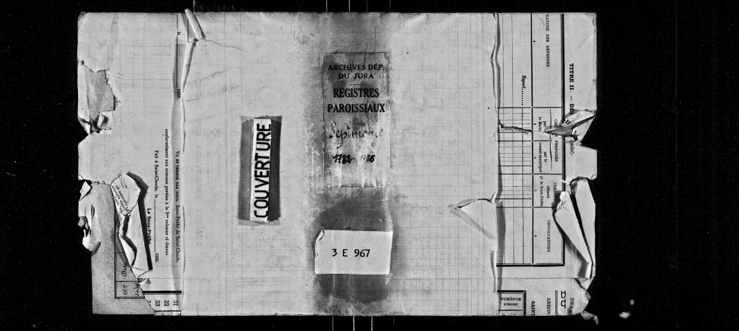 Baptêmes, mariages, sépultures.