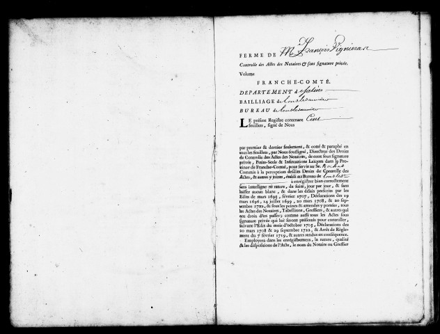 Registre du 1er mai au 28 juillet 1752