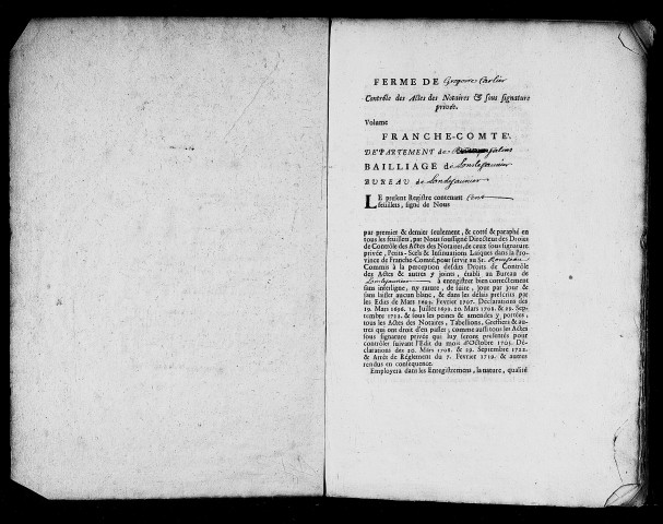 Registre du 18 septembre au 29 décembre 1735