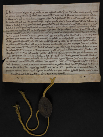 Humbert, prévôt de Coligny, vend au prieuré de Villemotier un homme et son tènement.