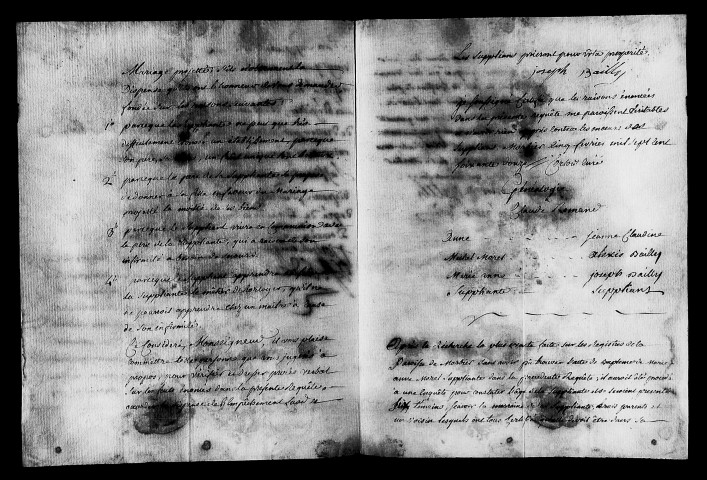 Dossiers instruits en 1772