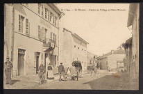 77-1344 - La Rixouse  – Centre du Village et Hôtel Monnet. (1906)