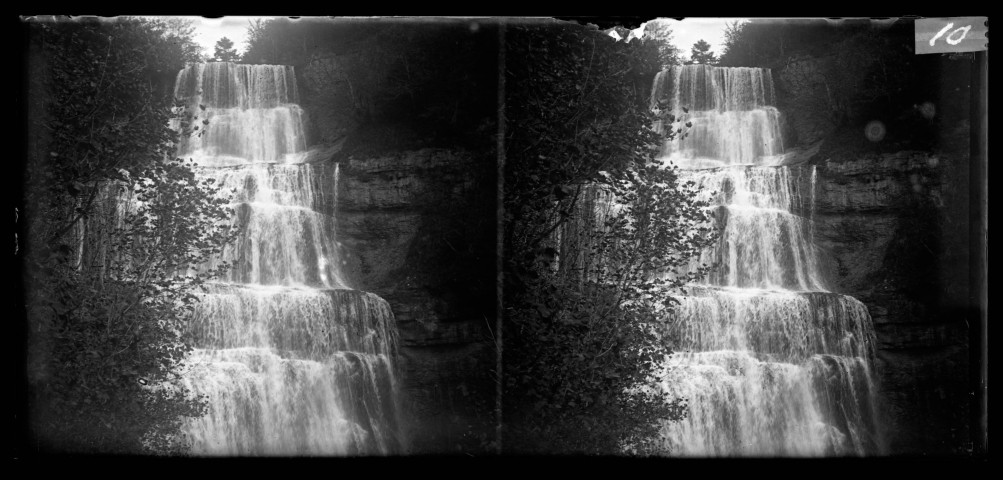 Cascades du Hérisson, la cascade de l'Éventail.